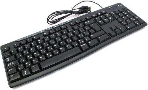 Клавиатура Logitech K200 920-008814 черная, USB, for business