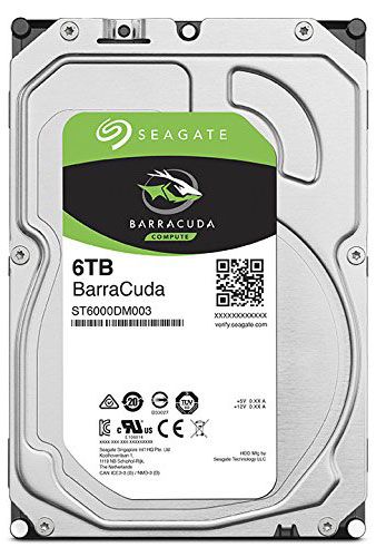 Жесткий диск 6TB SATA 6Gb/s Seagate ST6000DM003 3.5" Barracuda 5400rpm 256MB NCQ Bulk