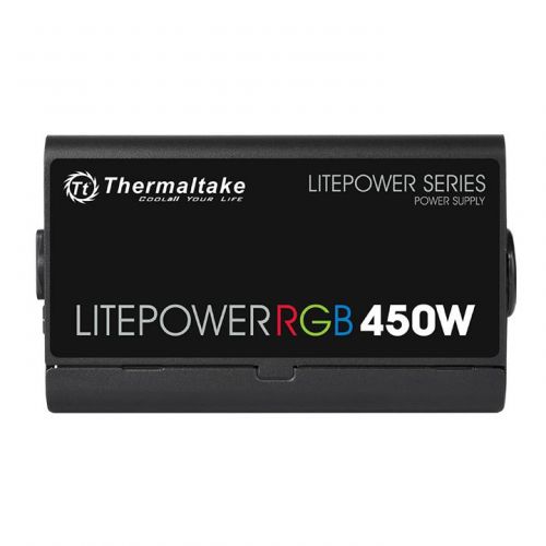 Блок питания ATX Thermaltake Litepower RGB 450W (230V) PS-LTP-0450NHSANE-1 450W v2.3, A.PFC, 80 Plus , вентилятор d120мм