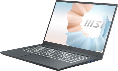 Ноутбук MSI Modern 15 A11MU-832RU 9S7-155266-832 i5 1155G7/8GB/512GB SSD/Iris Xe graphics/15.6" IPS FHD/WiFi/BT/cam/Win10Home/grey - фото 3