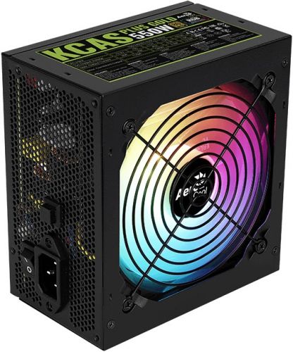 Блок питания ATX AeroCool KCAS PLUS GOLD 550W 4710562759198 550W, APFC, 80+ Gold, 120mm fan ARGB Retail