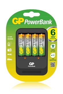 Зарядное устройство GP PB570GS270 PB570 + 4 аккум. 2700 mAh, size AA