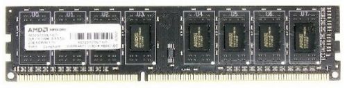 Модуль памяти DDR3 2GB AMD R532G1601U1S-UO PC3-12800 1600MHz CL11 1.5V Black RTL