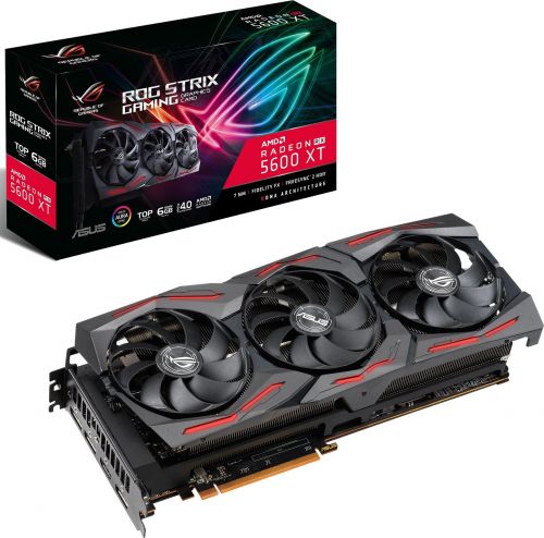 

Видеокарта PCI-E ASUS Radeon RX 5600 XT ROG STRIX GAMING (ROG-STRIX-RX5600XT-T6G-GAMING) 6GB GDDR6 192-bit 7nm 1670/14000MHz HDMI/3*DP, Radeon RX 5600 XT ROG STRIX GAMING (ROG-STRIX-RX5600XT-T6G-GAMING)