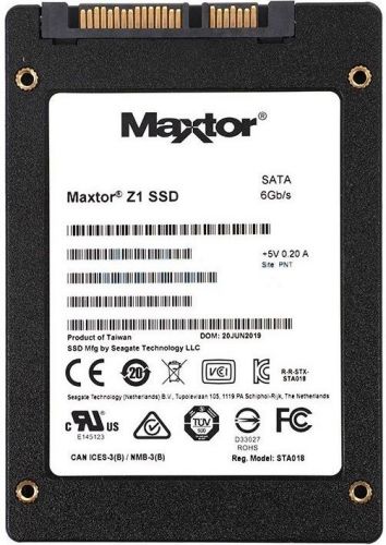 

Накопитель SSD 2.5'' Seagate YA960VC1A001 Maxtor Z1 960GB SATA 6Gb/s 540/475MB/s MTBF 1.2M, YA960VC1A001