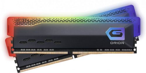 Модуль памяти DDR4 16GB (2*8GB) Geil GOSG416GB3200C22DC Orion RGB PC4-25600 3200MHz CL22 1.2V titanium gray
