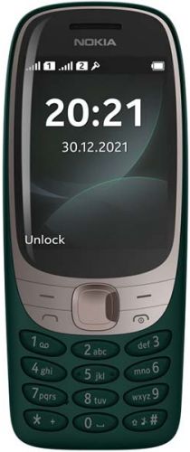 Мобильный телефон Nokia 6310 DS TA-1400 16POSE01A08 green, 2.8'', single core, 16MB + 8MB (ROM/RAM), 0.3 Mpix, micro SD, up to 32GB flash, 2 sim, GSM/