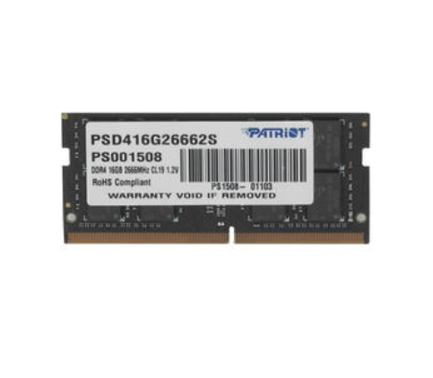Модуль памяти SODIMM DDR4 16GB Patriot Memory PSD416G26662S Signature Line PC4-21300 2666MHz CL19 1.2V