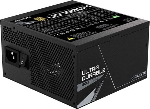 Блок питания ATX GIGABYTE GP-UD750GM 750W, Active PFC, 80Plus Gold, 120mm fan, full modular RTL