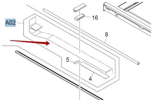 

Запчасть Kyocera 302H731730, 302H731730