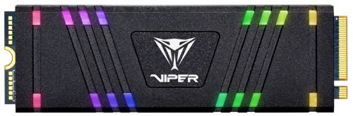 Накопитель SSD M.2 2280 Patriot VPR100-1TBM28H Viper Gaming VPR100 RGB 1TB PCI-E 3.0 x4 3D TLC 3300/2100MB/s IOPS 700K/400K MTBF 2M