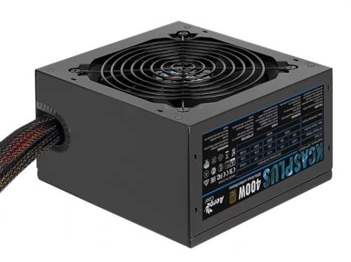 Блок питания ATX AeroCool KCAS PLUS 400W APFC, 80 PLUS Bronze, 120mm fan