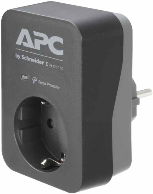 Сетевой фильтр APC PME1WB-RS Essential SurgeArrest 1 Outlet black 230V