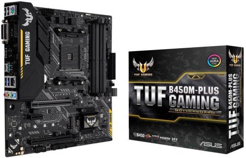 Материнская плата mATX ASUS TUF B450M-PLUS GAMING