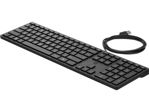 Клавиатура HP Wired Desktop 320K 9SR37AA USB, black