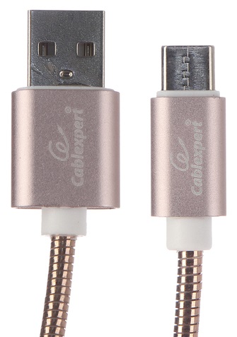 

Кабель интерфейсный USB 2.0 Cablexpert CC-G-USBC02Cu-1M, CC-G-USBC02Cu-1M