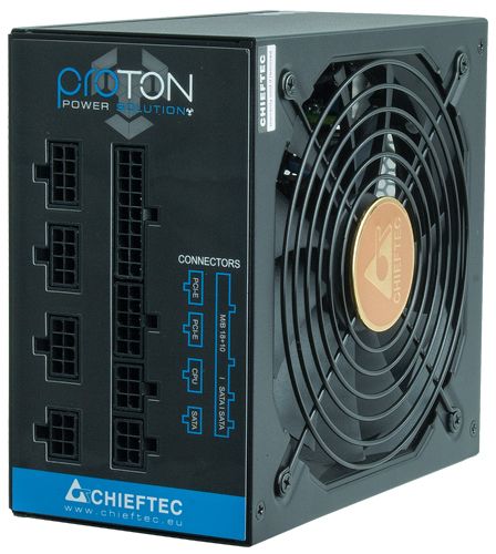 Блок питания ATX Chieftec BDF-1000C 1000W, 80Plus Bronze, 140mm FAN, модульный, RTL