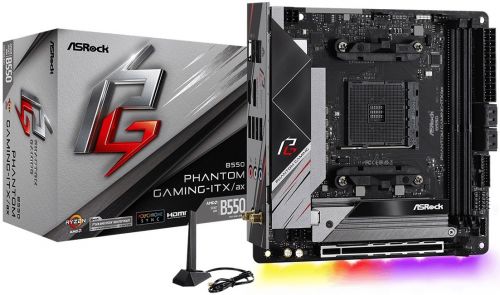 Материнская плата mini-ITX ASRock B550 PHANTOM GAMING-ITX/AX