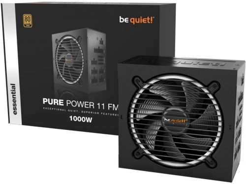 Блок питания ATX Be quiet! PURE POWER 11 FM BN325 1000W, APFC, 80 PLUS Gold, 120mm fan, fully modular