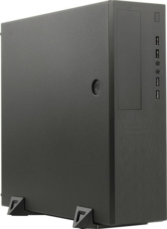 

Корпус mATX Powerman EL555BK черный, без БП, 2*USB 3.0, 2*USB 2.0, audio, EL555BK