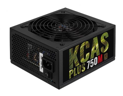 Блок питания ATX AeroCool KCAS PLUS 750M 4713105962697 750W v2.4 модульный, вентилятор d140мм, 4x PCI-E [6+2-Pin], 7x SATA, 4x MOLEX