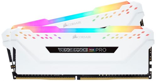 Модуль памяти DDR4 16GB (2*8GB) Corsair CMW16GX4M2C3000C15W VENGEANCE RGB PRO PC4-24000 3000MHz CL15 288-pin 1.35V XMP Радиатор RTL - фото 1