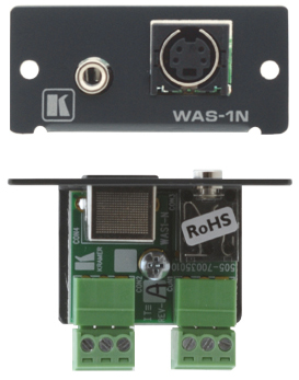 Переходник Kramer WAS-1N (W) 85-735199 мини-DIN+разъём аудио 3.5мм > клеммный блок