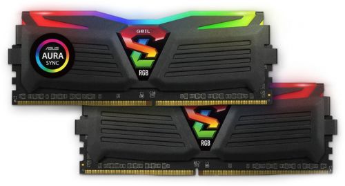 Модуль памяти DDR4 32GB (2*16GB) Geil GLWS432GB3200C16ADC Super Luce PC4-25600 3200MHz CL16 1.35V