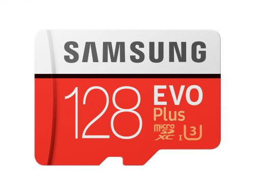 

Карта памяти 128GB Samsung MB-MC128GA/RU microSDXC Class 10 UHS-I EVO+ V2 (SD adapter), MB-MC128GA/RU