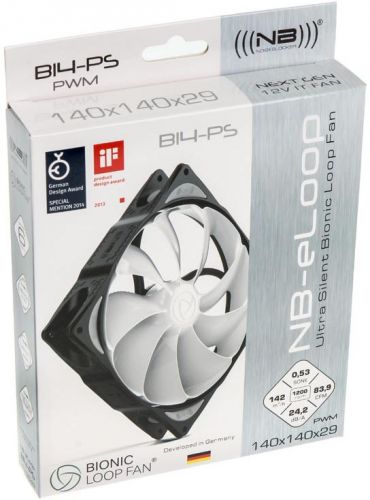 Вентилятор для корпуса Noiseblocker BionicLoopFan B14-PS