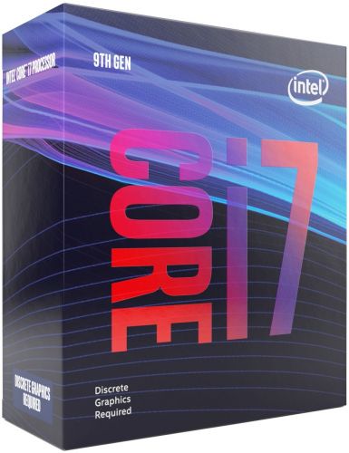 Процессор Intel Core i7-9700F Coffee Lake 8-Core 4.7GHz (LGA1151v2, DMI 8GT/s, L3 12Mb, 65W, 14nm) Box (без видеоядра)