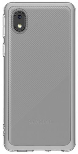 

Чехол - накладка Samsung EF-OA013TTEGRU Soft Clear Cover A01 Core, прозрачный, EF-OA013TTEGRU