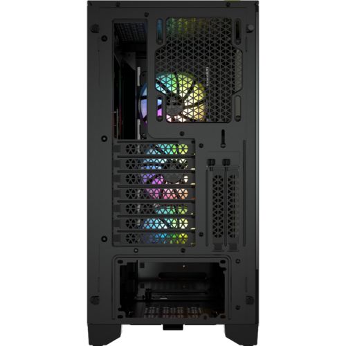 Корпус ATX Corsair iCUE 4000X RGB CC-9011204-WW черный, без БП, с окном, USB 3.0, USB Type-C, audio - фото 5