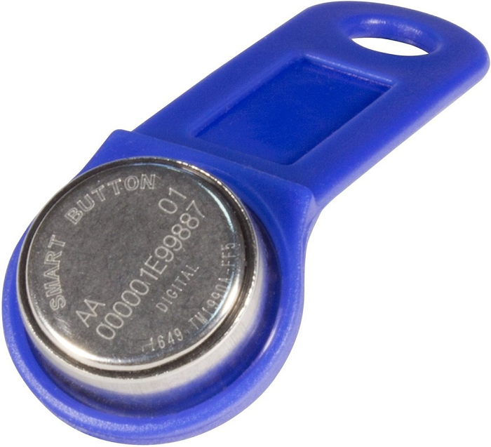 Ключ Slinex DS 1990А-F5 (синий) электронный Touch Memory с держателем