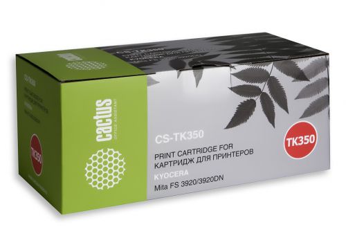 Картридж Cactus CS-TK350 для принтера Kyocera Mita FS 3920/3920DN/3040/3140/3540, черный, 15000 стр. (туба, 470 г.)