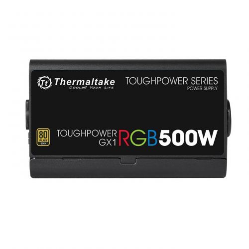 Блок питания ATX Thermaltake Toughpower GX1 RGB 500W PS-TPD-0500NHFAGE-1 500W v.2.4, A.PFS, EPS v2.92, 80 Plus Gold, вентилятор 120мм