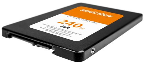 Накопитель SSD 2.5'' SmartBuy SB240GB-JLT-25SAT3 Jolt 240GB TLC 3D SM2258XT SATA 6Gb/s 500/500MB/s 75K/67K IOPS MTBF 1.5M 7mm RTL