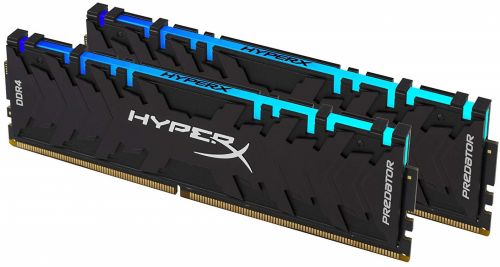 

Модуль памяти DDR4 16GB (2*8GB) HyperX HX440C19PB3AK2/16 Predator PC4-32000 4000Mhz CL19 1.35V XMP Радиатор RTL, HX440C19PB3AK2/16