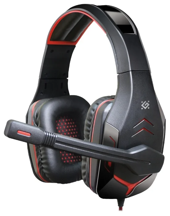 

Гарнитура Defender GAMING EXCIDIUM 64540 black/red, GAMING EXCIDIUM