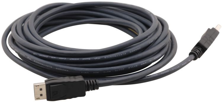 

Кабель интерфейсный DisplayPort Kramer 20M/20M 97-1717002 0.6м, гибкий, C-MDPM/MDPM-2, 20M/20M