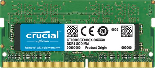 Модуль памяти SODIMM DDR4 16GB Crucial CT16G4SFD832A PC4-25600 3200Mhz CL22 SR 1.2V - фото 1