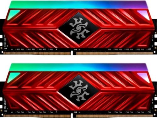 Модуль памяти DDR4 32GB (2*16GB) ADATA AX4U320016G16A-DR41 XPG SPECTRIX D41 RGB red PC4-25600 3200MHz CL16 радиатор 1.35V