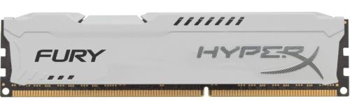 Модуль памяти DDR3 4GB HyperX HX316C10FW4 Fury white PC3-12800 1600MHz CL10 15V Радиатор RTL 300500₽