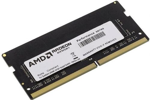 Модуль памяти DDR4 8GB AMD R748G2133S2S-U 2133MHz black Non-ECC, CL15, 1.2V, RTL