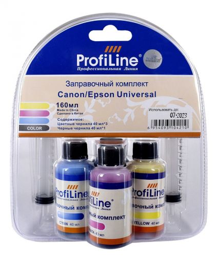 

Комплект ProfiLine PL_INK_U_C/E_4*40ml, PL_INK_U_C/E_4*40ml