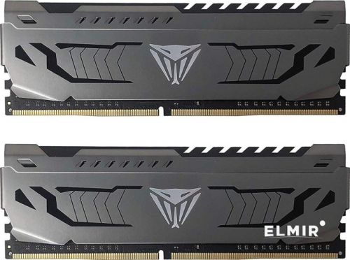 Модуль памяти DDR4 16GB (2*8GB) Patriot Memory PVS416G400C9K Viper Steel PC4-32000 4000MHz CL19 288-pin 1.35V XMP Радиатор