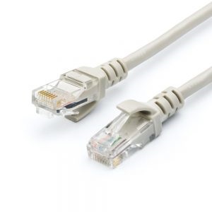 

Кабель патч-корд U/UTP 5e кат. 0,2м. Atcom AT9060 литой, RJ45, серый, AT9060