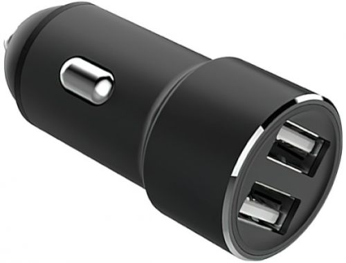 Зарядное устройство автомобильное Unico CC2USBUNC 2*USB 2.0, металл, защита от КЗ, черный