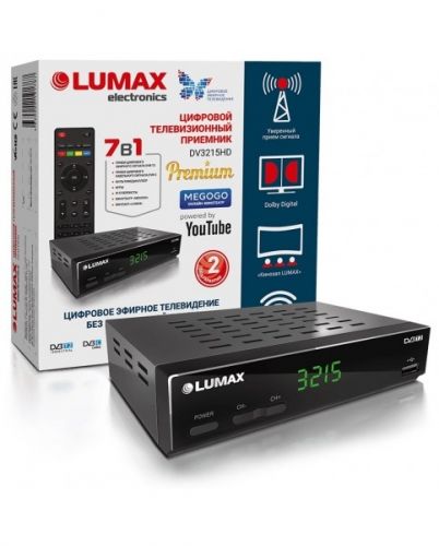 Ресивер цифровой телевизионный DVB-T2 Lumax DV3215HD