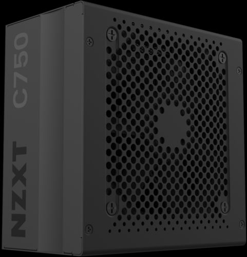 Блок питания ATX NZXT C750 750W, 80 Plus Gold, Active PFC, 120mm fan RTL